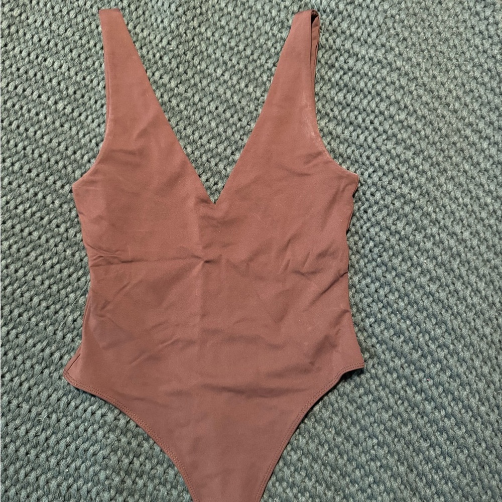 Babaton Brown Bodysuit One Piece